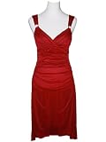 Chiffon Matte Jersey Cocktail Prom Dress with Small Brooches on Shoulders