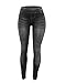 CLOYA Seamless Full Length Fleece Leggings (L/XL, Black)