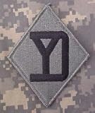 26th Infantry Division ACU Patch - Foliage Green