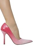 Trendy Sexy Unique Gradient Colored Pointed Pump from Hot Fash Shoes - CHELSEA Pink