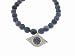 Large Diamond Eye on Sodalite Bead Bracelet by Sydney Evan