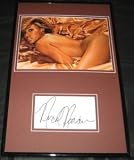 Nicole Narain SEXY NUDE Signed Framed 11x17 Photo Display JSA