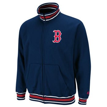Boston Red Sox Majestic Clutch Hitter Full Zip Track Jacket - XXL