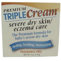 Triple Cream Eczema Care for Dry Skin by Summers Laboratories, 4 Oz Jar