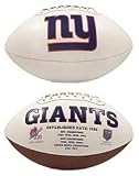 New York Giants Limited Edition Embroidered Signature Series Football from Fotoball