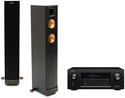Klipsch RF-42 II Reference Series Floorstanding Speaker Bundle with Denon AVR-X2100 7.2 Channel AV Receiver