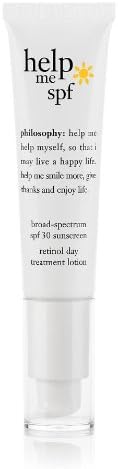 Philosophy Help Me Broad-spectrum SPF 30 Sunscreen Retinol Day Treatment Lotion