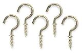 Battalion 1WBH9 Cup, Type Hook, Brass, Length 3/4 In, PK 20