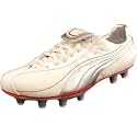 PUMA King XL I FG Women's Cleats (Whisper White/Puma Silver/Red)