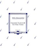Georg Philipp Telemann: Concerto No.4 In D For Four Violas