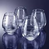 Mikasa Cheers Stemless Wine Glasses, Set of 4