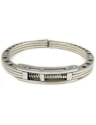 Stainless Steel Cuff Bangle Bracelet 07.50 Inch olished G603