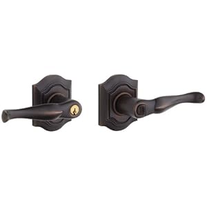 Baldwin 5237.112.LENT Bethpage Lever Keyed Entry Set, Venetian Bronze by 
