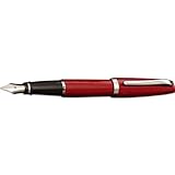 Aurora Style Resin Paprika Medium Point Fountain Pen - AU-E12P