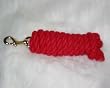Hamilton 10' x 3/4" Cotton Rope Lead with Bolt Snap, Red