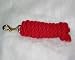 Hamilton 10' x 3/4" Cotton Rope Lead with Bolt Snap, Red