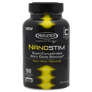 MuscleTech Super Concentrated Series Nanostim, Nitric Oxide Supplement, 100 Caps