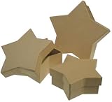 Eigenschaften Die Ideenwelt Ltd.  / Pappschachtelsatz Stern natur 3-tlg. ME 34761