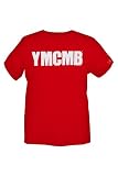 YMCMB Red Logo Slim-Fit T-Shirt