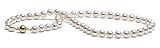 18-inch, 7.5-8.0 mm, White Hanadama Akoya Pearl Necklace