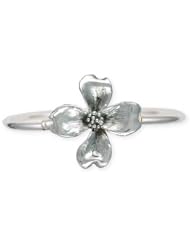 Dogwood Flower Hinge Bracelet Jewelry