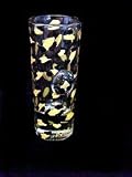Gold Leopard Design - Hand Painted - Collectible Shooter Glass - 1.5 oz.