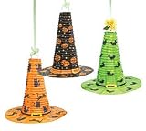 312g0YXky2L. SL160  Witch HAT Paper Lanterns Set of 3 Halloween Decoration