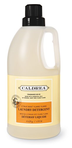Caldrea Laundry Detergent, Citrus Mint Ylang Ylang, 64-Ounce Bottles (Pack of 6) by Caldrea