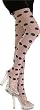 Adult White Polka Dot Tights - Adult Std.