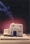 Casa (Adobe House) Burner With Pinon Natural Wood Incense - Incienso De Santa Fe