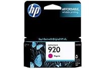 Original HP 920 Magenta Officejet Ink Cartridge in Retail Packaging