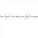 The laughter of a child is the light of a home Vinyl Lettering Wall Art Wall Quotes