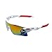 Enjoydeal Outdoor Sports Cycling Goggles Bicycle Bike Riding Eyewear Eyeglass UV400 Sunglasses (Red Mercury)
