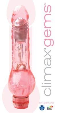 Topco Sales 7228-6 Climax Gems Pink Diamond Vibrator