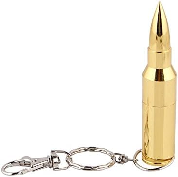 Ebimay ® 8GB gold Mental Bullet USB 2.0 Memory Stick Flash Pen Drive