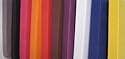 Casa Colori Baumwoll-Kissenhüllen Doppelset 2 Stück je 40x80 cm in vielen Farben , Farbe:ROT