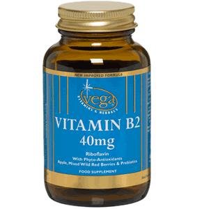 Vega Vitamin B2 (Riboflavin) 40mg  120 Caps
