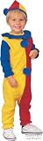 Child's Toddler Colorful Circus Clown Halloween Costume (2-4T)