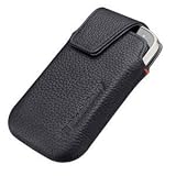 RIM Blackberry Leather Swivel Clip Holster for the Blackberry Bold 9900 - BLACK
