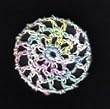 Light Pastels Multi Hair Net Crocheted Hair Bun Cover- MINI