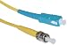 SC / ST, Single Mode, Simplex Fiber Optic Cable, 9/125, 1 Meter (3.3 ft)