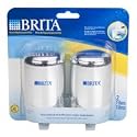 Brita 2Pk Chrome Faucet 2pk Filter For 42622