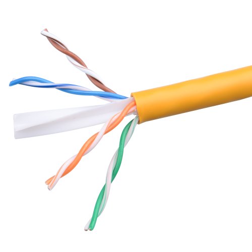 Cable Matters In-Wall Rated (CM) Cat6 Ethernet Cable in Yellow 1000 Feet
