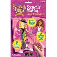 <b>Scratch Art Scratch Magic Scratchin' Fashion Fashion Show Activity Kit</b>