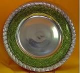 Rope Pattern Round Charger Tray