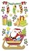 Boutique Le Grande Dimensional Christmas Stickers: Santa Sleigh