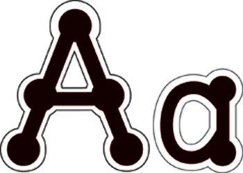 LETTERS DOT-TO-DOT UPPERCASE BLACK