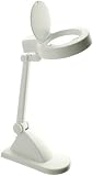 Compact Magnifying Lamp - 3.5x power - White