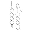 Sterling Silver Spiral Dangle Earring
