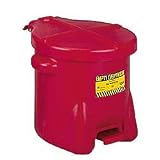 Eagle 947BIO Safety Biohazardous Waste Can 14-Gallon Poly Red With Foot Lever